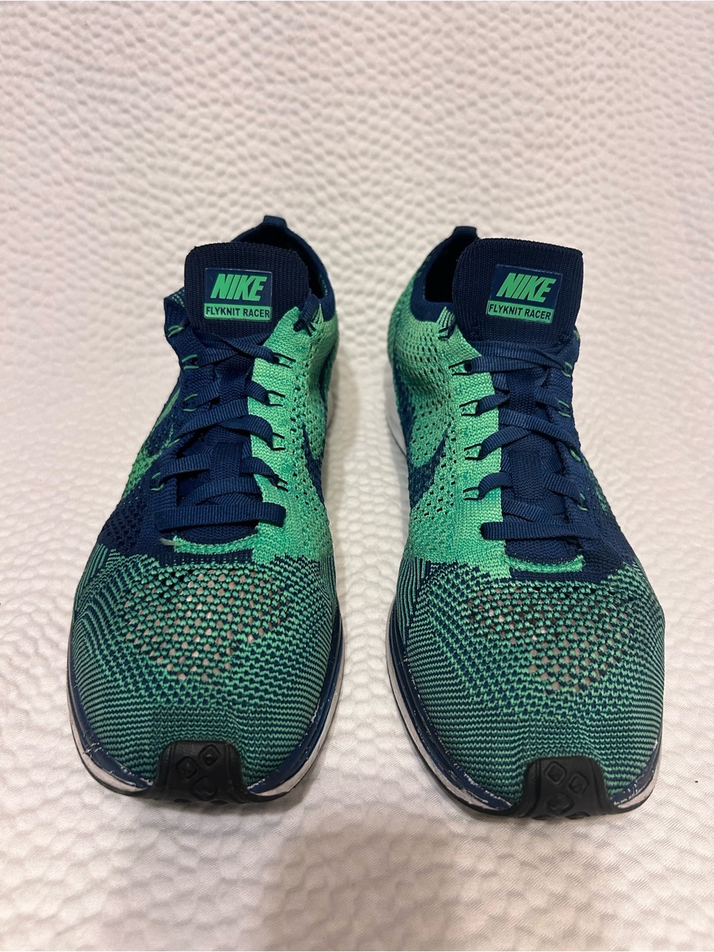 Nike Flyknit Racer Men’s Shoes - Teal/ Navy
